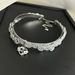 Silver Lace Double Layer Leather Cord Short Sweet Cool Girl Niche Choker High-end Sense Necklace_ipsvogv.com