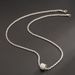 Exquisite Glass Cylinder Pendant Necklace, Men's Titanium Steel Does Not Fade, High-end Feeling, Hundred Matching_ipsvogv.com