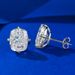 Women's Jewelry S925 Silver High Carbon Diamond 8*10 Earrings Cut Square Zircon Earrings Simple_ipsvogv.com