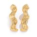 Design Metal Wave Shaped Smooth Open Collar Choker Fashionable Irregular Lava Bracelet For Women_ipsvogv.com
