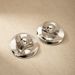High-end Niche Metal Heavy Craft Round New Design Sense Minimalist Stud Earrings For Women_ipsvogv.com