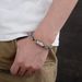 Papas Personality Unisex Rattan Grass Pattern Simple Korean Style Hip-Hop Niche Bold Bracelet_ipsvogv.com