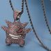 Hiphop Diamond Cuban Necklace, Pocket Monsters, Anime, Pet Elves, Geng Gui Alloy Pendant_ipsvogv.com