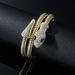Handpiece shaped punk exaggerated fashion, multi-layer full of diamond snake bracelet, arm bracelet_ipsvogv.com