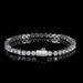 Men's Jewelry Spring Buckle Single Row Diamond Tennis Chain Zircon Bracelet Trendy Brand Hip Hop Men's Bracelet Accessories_ipsvogv.com