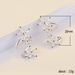 Cao Shi Sweet Cool Lady Flower Curved Earclip Fashion Versatile Zircon Earrings New Style Women's Earrings_ipsvogv.com