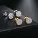Unisex popular round full diamond thread earrings trendy men's personality all match earrings hip hop street popular earrings_ipsvogv.com