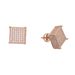 Unisex Jewelry Fashion Classic Square Full Diamond Hip Hop Earrings_ipsvogv.com