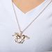 Instagram New Autumn/Winter Smooth Alloy Material Pegasus Style Sweater Chain_ipsvogv.com