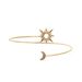 Decorative Geometric Zircon Adjustable For Women With Minimalist Micro Inlaid Sun And Moon Arm Bracelet_ipsvogv.com