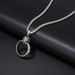 Hip hop trendsetter versatile internet celebrity matching circular ring necklace men's pendant trendy jumpy pendant_ipsvogv.com