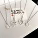 Korean simple ins style couple love building blocks stitching necklace creative stitching two in one hip hop pendant_ipsvogv.com