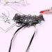 Lingerie Accessories Sexy Lace Water-Soluble Hollow Edge Strap Collar Chain Choker Ribbon Bowknot Neck Ring_ipsvogv.com