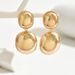 Geometric luxury style women's with personalized fashion OL round ball design electroplated alloy earrings for women_ipsvogv.com