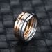 Korean Version Niche Titanium Steel Studded Diamond For Women, Versatile And Fashionable, Fadeless Rose Gold Tail Ring,_ipsvogv.com