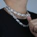 Ins12mm Shaped Necklace Men's And Women's Fashion Trend Brand Hip Hop_ipsvogv.com