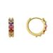 Temperament Fashion Asymmetrical Sweet Cool Earrings Female Gear Outline Multi Color Zircon Exquisite Earrings_ipsvogv.com