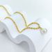 New Titanium Steel Gold Millet Pearl Collarbone Necklace For Women's Light Luxur And Niche High-end Design Sense_ipsvogv.com