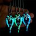 Popular domineering luminous Wolf King necklace men and women ins personalized disco jumping pendant hip hop design sense sweater chain fashion_ipsvogv.com