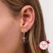 Women's Jewelry S925 Silver Needle Geometric Cross Ear Buckle Diamond Trendy Ear Hoop Earrings_ipsvogv.com