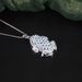 Natural Style Animal Element Frog Pendant S925 Sterling Silver Inlaid Natural Garnet Topaz Necklace Pendant_ipsvogv.com