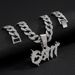 Hip Hop Street Rap 3D Full Diamond Flame Letter GOTIT Pendant Fashion Trendy Men's Necklace_ipsvogv.com