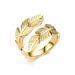 fashion feather ring open titanium steel ring angel wings hip hop style stainless steel ring jewelry_ipsvogv.com