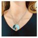 Necklace Personality Hollow Alloy Oil Drop Tai Chi Star And Moon Pendant Necklace Clavicle Chain_ipsvogv.com