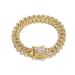Hip-Hop Trendy Style Diamond-Studded Men's Colorful Diamond Bracelet Fashionable Cool Cuban Chain_ipsvogv.com