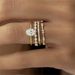 Sanjie's New Four Piece With Diamonds, Zircon Flowers, Engagement Anniversary Luxury Jewelry Ring Set_ipsvogv.com