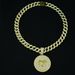 Hip Hop Necklace With Aries And Circular Constellation Pendant Symbolizing A New Beginning, Energy Control_ipsvogv.com