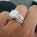 Unisex new micro diamond studded rose gold plated two tone ring luxury banquet engagement ring_ipsvogv.com