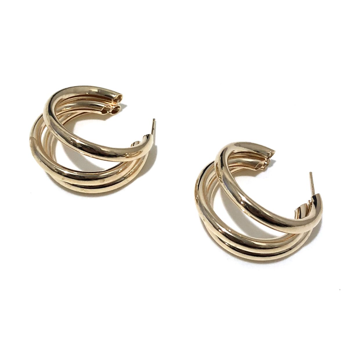 Fashion Geometric Plating Metal No Inlaid Earrings Ear Studs_ipsvogv.com