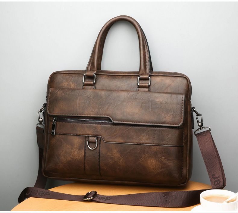 Work handbag, men's briefcase, computer messenger business leisure business travel office shoulder bag_ipsvogv.com