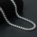 2023 Stainless Square Pearl Titanium Steel Lock Bone Single Necklace Men's Matching Chain_ipsvogv.com