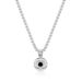 Heavy Industry Quality Men's Protector Pendant Necklace Inlaid With Zircon Devil's Eye Sweater Chain Neckchain_ipsvogv.com