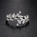 Cao Shi's New Leaf For Women's Fashion Personality Cool Style Ins Fashionable Index Finger With Adjustable Opening Ring_ipsvogv.com