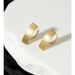 S925 Sterling Silver Korean Style Niche Design Sense Drawing Geometric Korean Style Earrings Simple Distinctive Earrings Earrings_ipsvogv.com