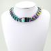 15mm 316L Stainless Steel Man's Woman's Rainbow Iridescent Hip Hop Clavicular Chain Necklace_ipsvogv.com