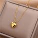 New Titanium Steel Peach Heart Women's Clavicle Chain Instagram Air Cooled Light Wind Minimalist Elegance Love Pendant_ipsvogv.com