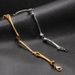 Titanium Steel Punk Bone Necklace, Female Niche Personality, Hip-hop Collarbone Chain, Antique Accessory_ipsvogv.com