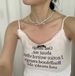 Sweet Korean Style Double Layer Stacked Bowknot Pearl Hot Girl Ribbon Necklace Elegant Collarbone Chain Versatile_ipsvogv.com