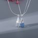 Yaxinyi S Silver Droplet Cat's Eye Stone Necklace For Women, Simple Gentle Necklace, Versatile And Elegant Elegance,_ipsvogv.com