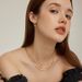 Vintage Beaded Snake Chain Necklace - Light Luxury Layered Statement Jewelry (Minimalist Boho Style Adjustable Length)_ipsvogv.com