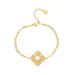 Women's Jewelry French Titanium Steel Pearl Bracelet Collection Inlaid Beads Stainless Steel Design_ipsvogv.com