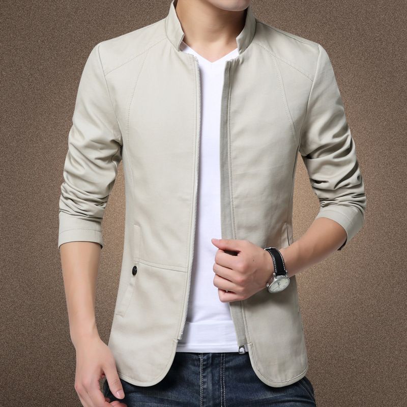 Men's Clothing Mainly promote size autumn new style stand collar washed jacket style is available all year round 780_ipsvogv.com