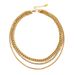 Women's Jewelry Set Fashion Niche Design Stacking Three Layer Necklace Personality Creative Fashion Necklace Korean Titanium Steel Necklace_ipsvogv.com