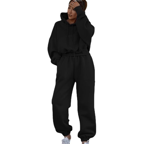 Women's Clothing autumn and winter women's clothing new casual sweatshirt jacket sports suit for women_ipsvogv.com