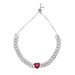 Women's Jewelry Heart Shaped Zircon Chain Bracelet Hip Hop Full Diamond Bracelet_ipsvogv.com
