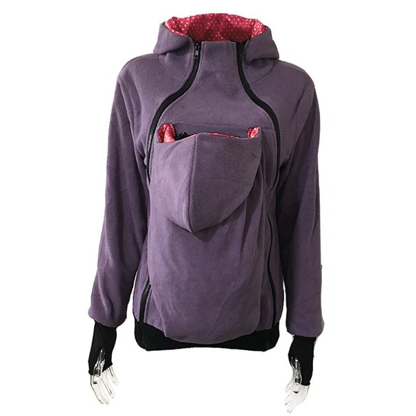 Women's Clothing Autumn and Winter Three in One Removable Baby Bag Mother Sweater Jacket Women's Clothing_ipsvogv.com
